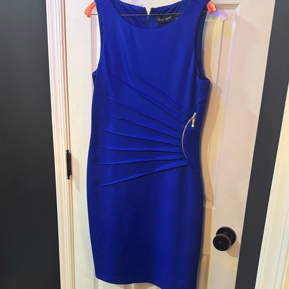 Ivanka Trump Royal Blue Mini Dress